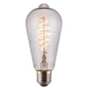 J&EL Flexi Dekor Edison 4,5W E27 Rökfärgad