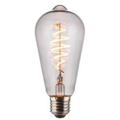 J&EL Flexi Dekor Edison 4,5W E27 Rökfärgad