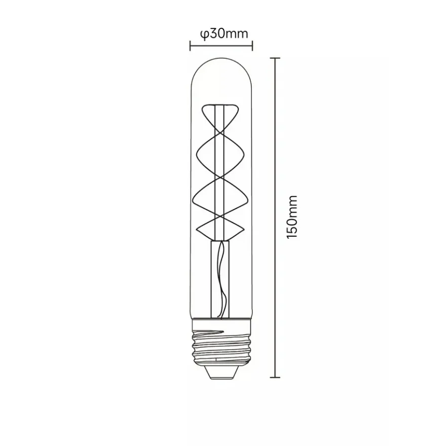 J&EL Flexi Dekor T30 150mm 4,9W E27