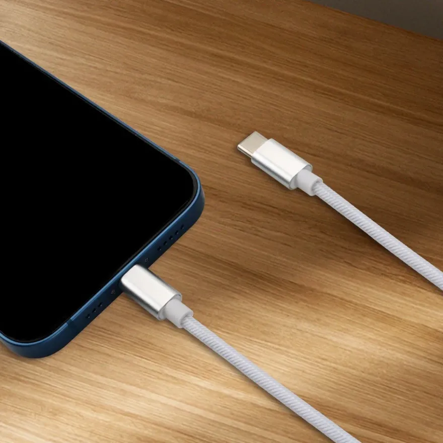 J&EL Laddkabel USB-C till Lightning 1m