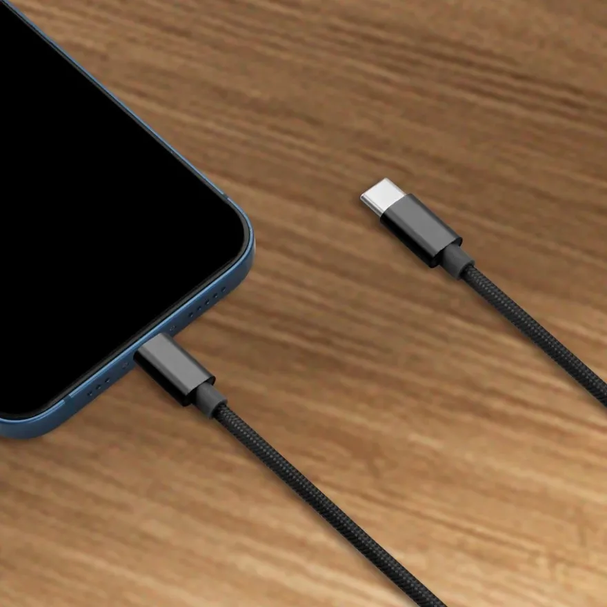 J&EL Laddkabel USB-C till Lightning 1m