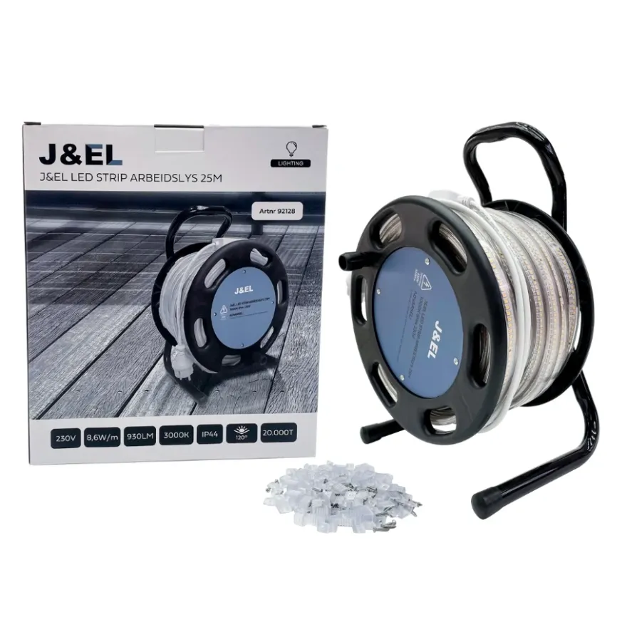 J&EL LED-strip Arbetslampa 25m 230V