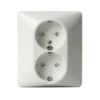Jussi 2-vägsuttag Jordat