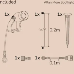 Llitt Allan More Spotlight med spjut