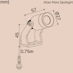 Llitt Allan More Spotlight med spjut