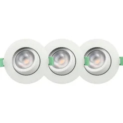 Llitt Ellen LED Downlight 230V Dim-To-Warm 3-pack