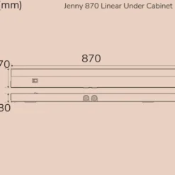 Llitt Jenny 870 Bänkbelysning