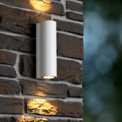 Lucide Akra Vägglampa Dubbel LED IP54
