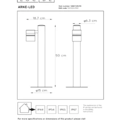 Lucide Arne LED Pollare