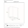 Lucide Atila Rak Vägglampa LED IP65