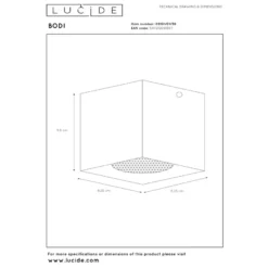 Lucide Bodi Square 1L Takspotlight