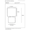 Lucide Greasby 14 Bordslampa E14
