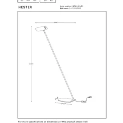 Lucide Hester Golvlampa GU10