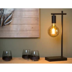 Lucide Leanne Bordslampa E27 Svart