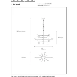 Lucide Leanne 10L Pendel E27
