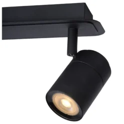 Lucide Lennert 2L Takspotlight IP44 Svart