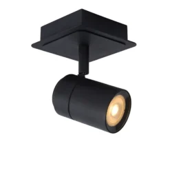 Lucide Lennert 1L Takspotlight IP44 Svart