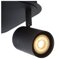 Lucide Lennert 4L Takspotlight IP44 Svart