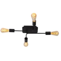 Lucide Lester 4L Taklampa Svart