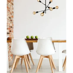 Lucide Lester Rak 6L Pendel Svart
