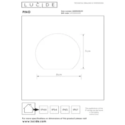 Lucide Pino 7 Portabel utomhuslampa