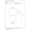 Lucide Ramzi Bordslampa E14