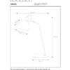 Lucide Shadi Bordslampa E14
