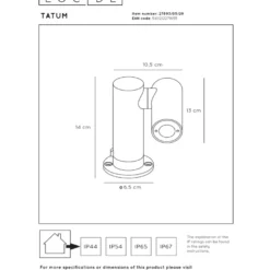 Lucide Tatum Spotlight LED Antracit