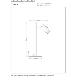 Lucide Tiana Bordslampa GU10 Taupe