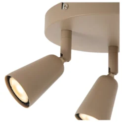 Lucide Tiana 3L Takspotlight GU10 Taupe