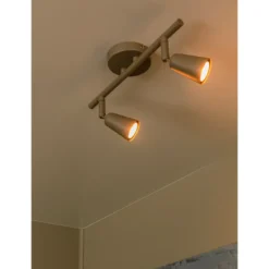 Lucide Tiana 2L Takspotlight GU10 Taupe