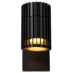 Lucide Timbala Vägglampa Enkel GU10 Svart