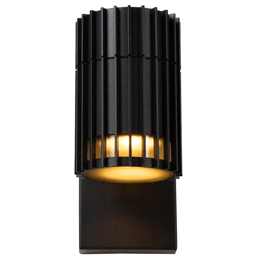 Lucide Timbala Vägglampa Enkel GU10 Svart