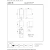 Lucide Zaro Cube Vägglampa Enkel Sensor GU10