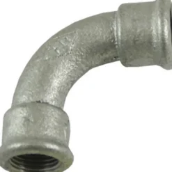 Metallrördelar Rörböj med 2 muff. Galv aducerade inv/gg R15x90°