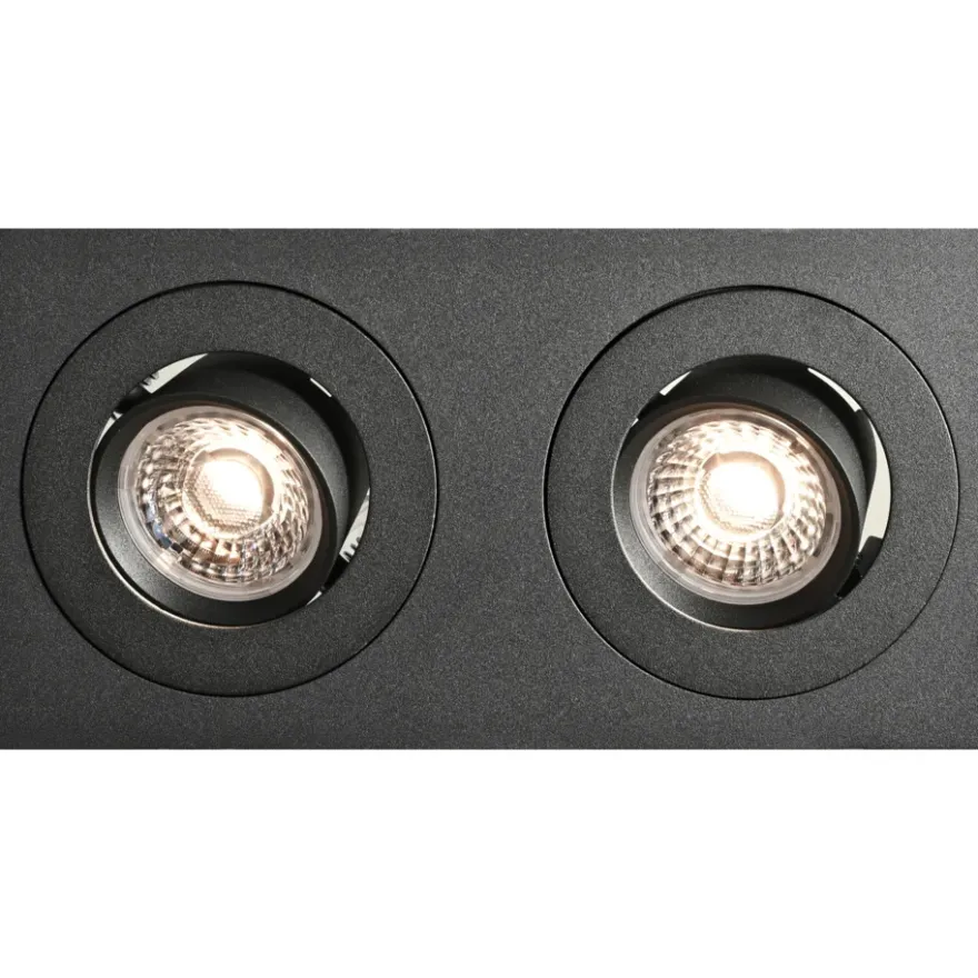 Namron Alfa Downlightram Fyrkant Dubbel