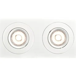 Namron Alfa Downlightram Fyrkant Dubbel