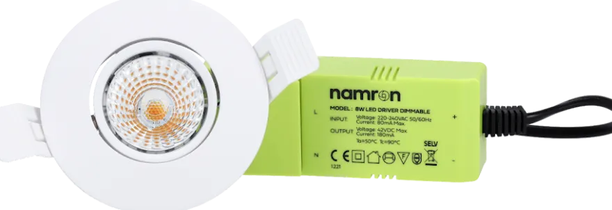 Namron Altea Tilt Tune LED Downlight 8W 230V