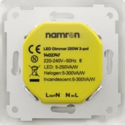 Namron LED Dimmer 250W 2-pol