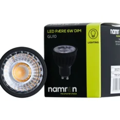 Namron LED-lampa 6W 3000K GU10