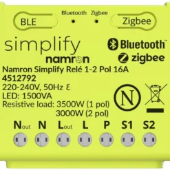 Namron Simplify Relä 1-2 Pol 16A