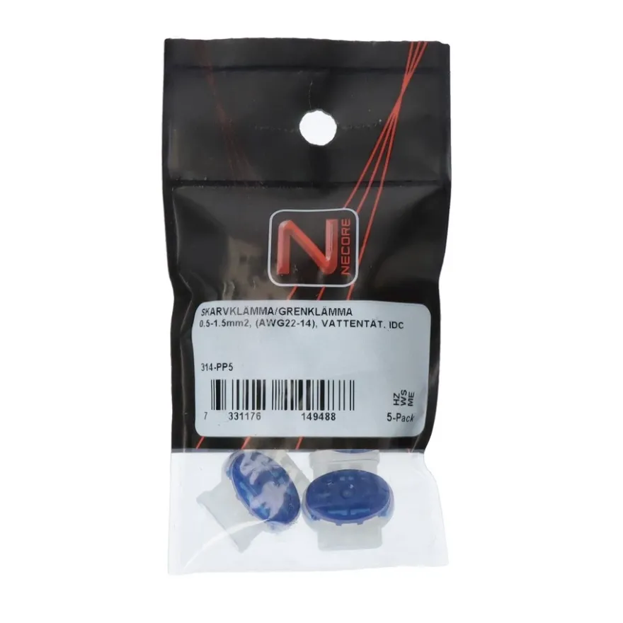 Necore Skarv-/Anslutningsklämma 0,5-1,5mm²