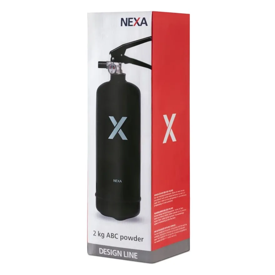 Nexa Brandsläckare Svart 2kg Pulver