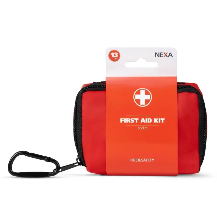 Nexa Första hjälpen Kit Röd Pocket (13 delar)