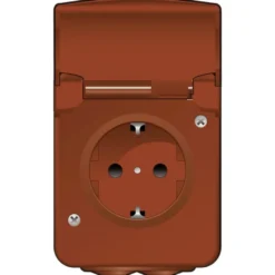 Norwesco Faluröda Uttag & Strömbrytare IP44