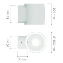 Plejd Väggarmatur OUT-01 LED
