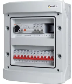 Rogy Förmonterad Central 2-radig 24 moduler IP65