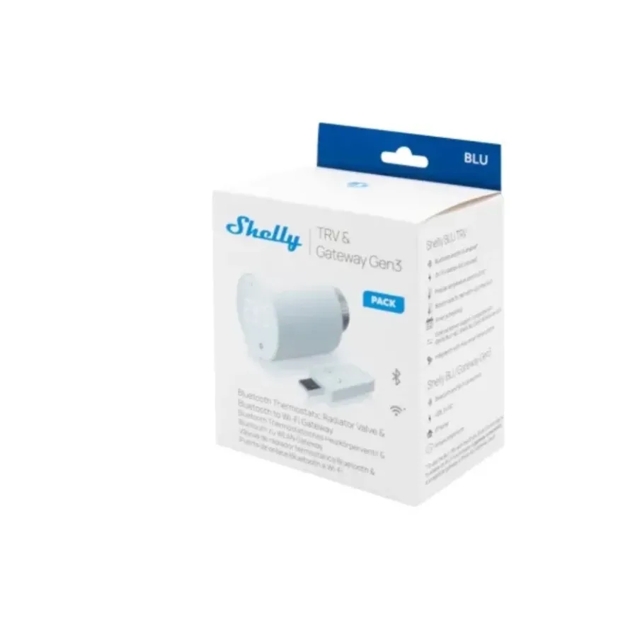 Shelly BLU TRV + BLU Gateway Gen3