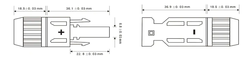 Snabbkontakt för solceller MC4 Kit 2,5-6mm2