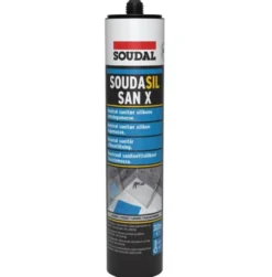 Soudal Silikon Soudasil SAN X 300ml Transparent